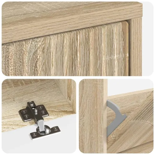 Ormar za cipele HOORN 78 x 24 x 100 cm Konstruirano drvo - Hrast sonoma Cijena