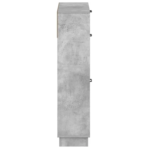 Ormar za cipele HOORN 78 x 24 x 100 cm Konstruirano drvo - Betonska siva Cijena