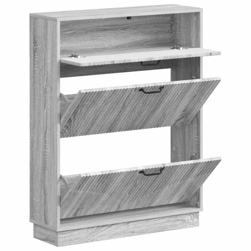Ormar za cipele HOORN 78 x 24 x 100 cm Konstruirano drvo - Siva Sonoma Cijena