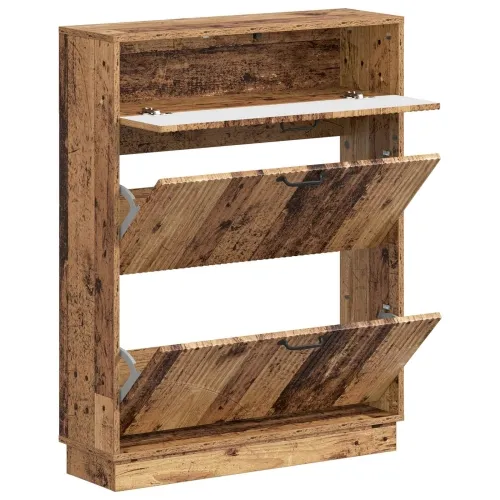 Ormar za cipele HOORN 78 x 24 x 100 cm Konstruirano drvo - Staro drvo Cijena