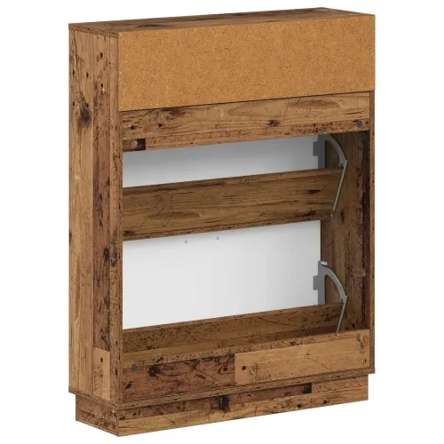 Ormar za cipele HOORN 78 x 24 x 100 cm Konstruirano drvo - Staro drvo Cijena