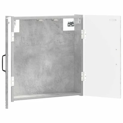 Kabinet za mete HOORN Betonska siva 52,5 x 10,5 x 53,5 cm - Betonska siva Cijena