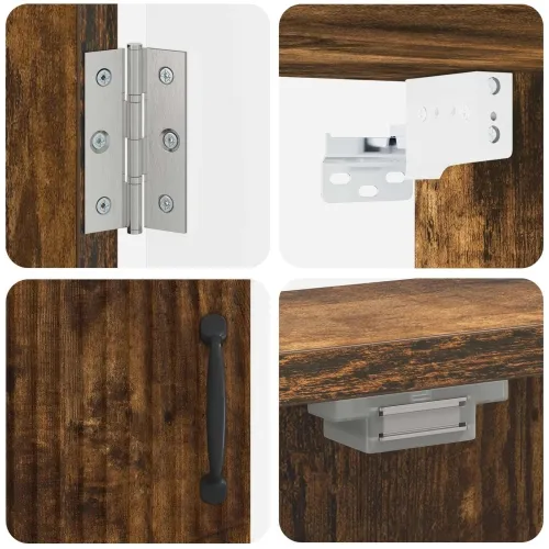 Kabinet za mete HOORN Dimljeni hrast 52,5 x 10,5 x 53,5 cm - Dimljeni hrast Cijena