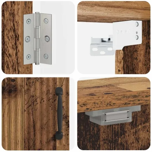 Kabinet za mete HOORN Staro drvo 52,5 x 10,5 x 53,5 cm - Staro drvo Cijena
