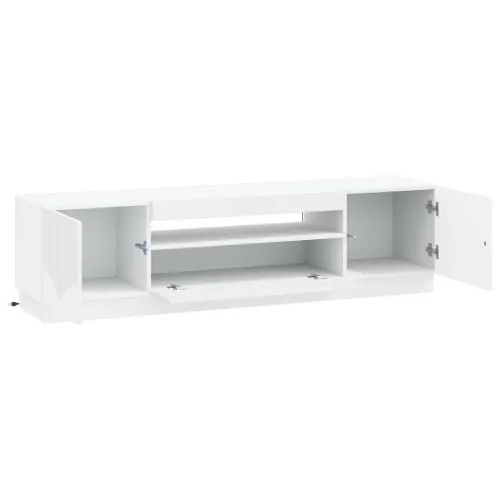 LED TV kabinet Bijela Konstruirano drvo - Bijela Cijena
