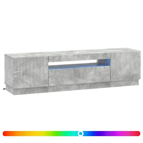LED TV kabinet Betonska siva Konstruirano drvo - Betonska siva Cijena
