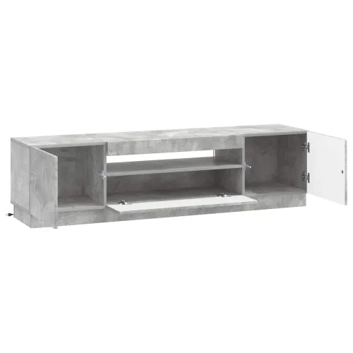 LED TV kabinet Betonska siva Konstruirano drvo - Betonska siva Cijena