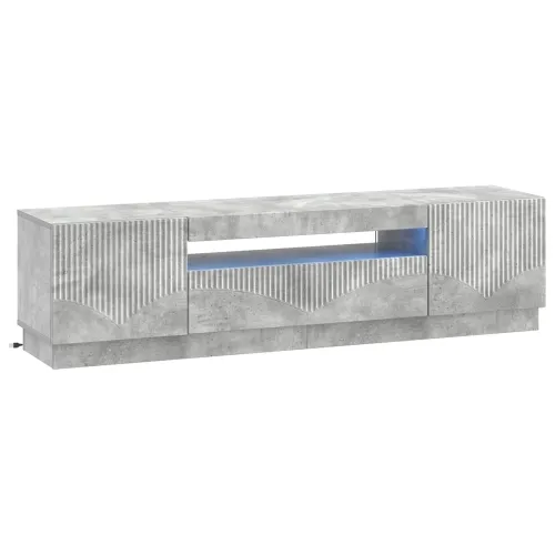 LED TV kabinet Betonska siva Konstruirano drvo - Betonska siva Cijena