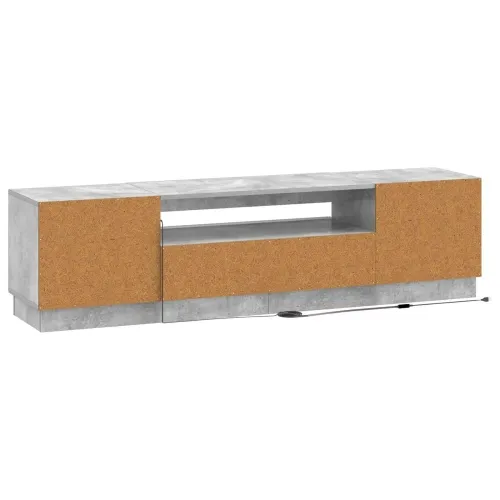 LED TV kabinet Betonska siva Konstruirano drvo - Betonska siva Cijena