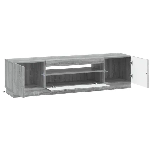 LED TV kabinet Siva Sonoma Konstruirano drvo - Siva Sonoma Cijena