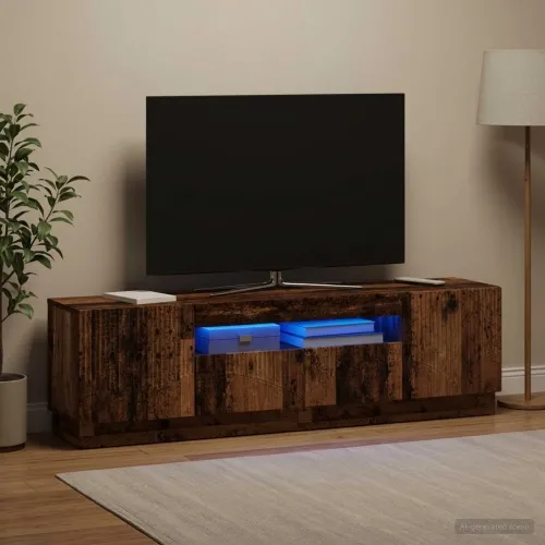 LED TV kabinet Staro drvo Konstruirano drvo - Staro drvo Cijena