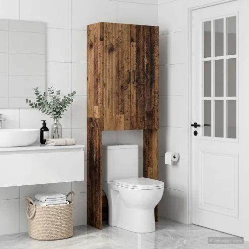 Kabinetska WC HOORN Staro drvo 66 x 25,5 x 190 cm - Staro drvo Cijena
