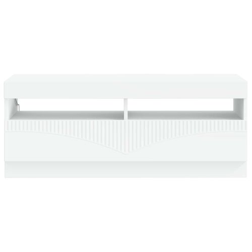 LED TV kabinet Bijela Konstruirano drvo - Bijela Cijena