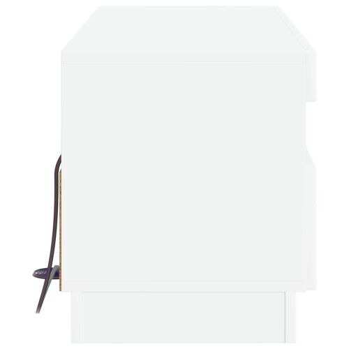 LED TV kabinet Bijela Konstruirano drvo - Bijela Cijena