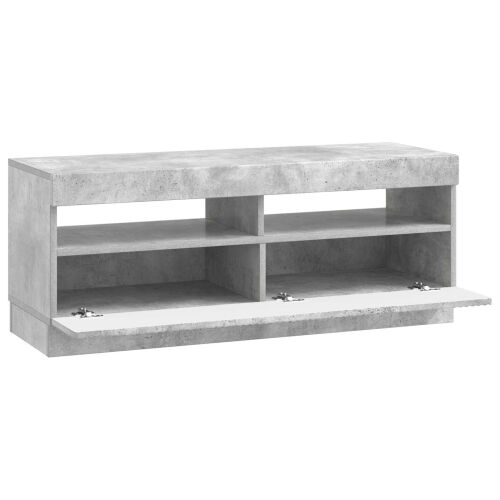 LED TV kabinet Betonska siva Konstruirano drvo - Betonska siva Cijena