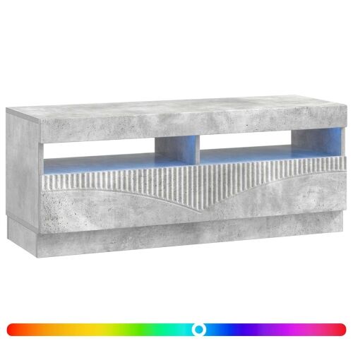 LED TV kabinet Betonska siva Konstruirano drvo - Betonska siva Cijena