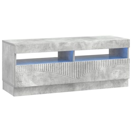 LED TV kabinet Betonska siva Konstruirano drvo - Betonska siva Cijena