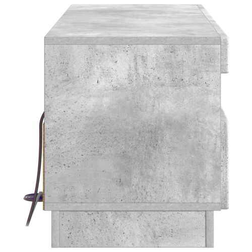 LED TV kabinet Betonska siva Konstruirano drvo - Betonska siva Cijena