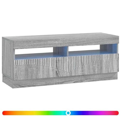 LED TV kabinet Siva Sonoma Konstruirano drvo - Siva Sonoma Cijena