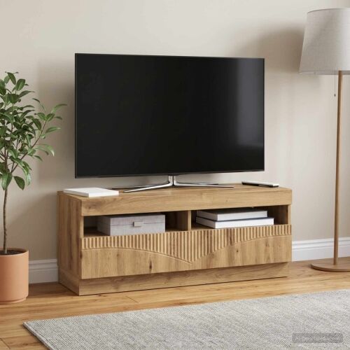 LED TV kabinet Hrast artisan Konstruirano drvo - Hrast artisan Cijena