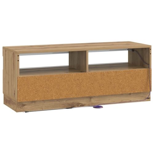 LED TV kabinet Hrast artisan Konstruirano drvo - Hrast artisan Cijena