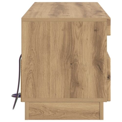 LED TV kabinet Hrast artisan Konstruirano drvo - Hrast artisan Cijena
