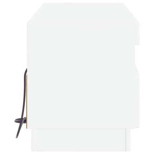 LED TV kabinet Bijela Konstruirano drvo - Bijela Cijena