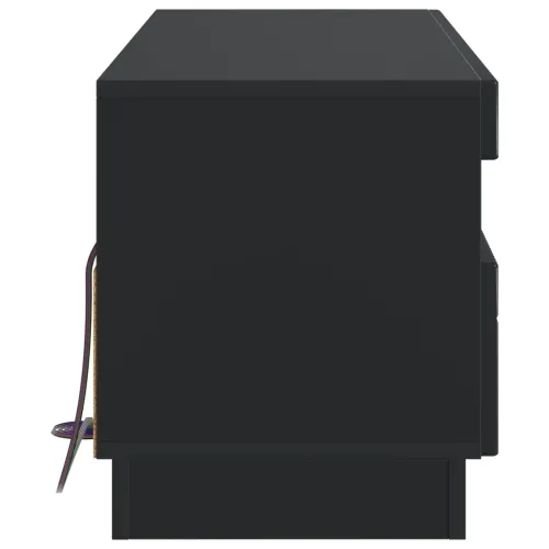 LED TV kabinet Crna Konstruirano drvo - Crna Cijena