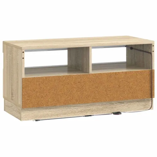 LED TV kabinet Hrast sonoma Konstruirano drvo - Hrast sonoma Cijena