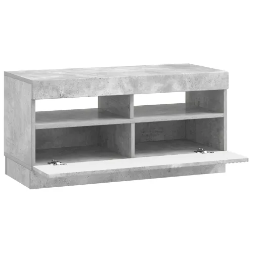 LED TV kabinet Betonska siva Konstruirano drvo - Betonska siva Cijena