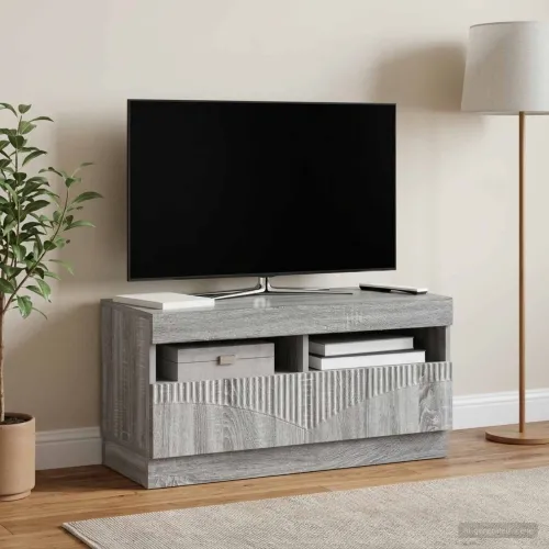LED TV kabinet Siva Sonoma Konstruirano drvo - Siva Sonoma Cijena