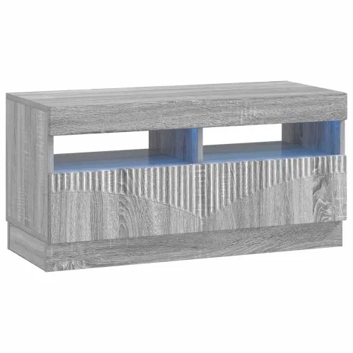LED TV kabinet Siva Sonoma Konstruirano drvo - Siva Sonoma Cijena