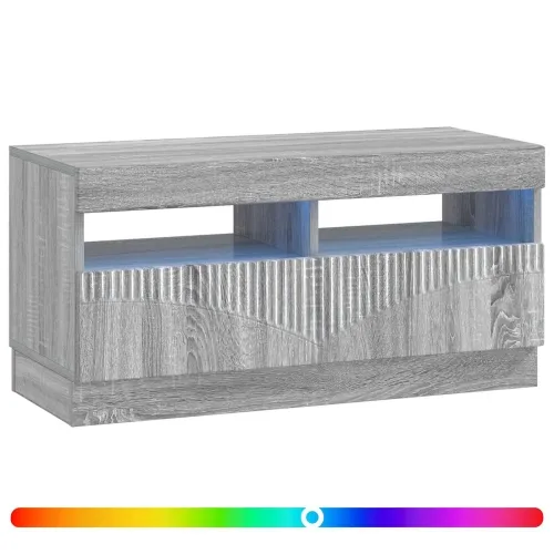 LED TV kabinet Siva Sonoma Konstruirano drvo - Siva Sonoma Cijena