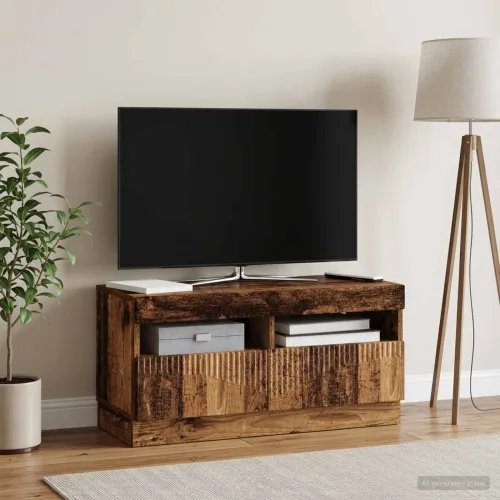 LED TV kabinet Staro drvo Konstruirano drvo - Staro drvo Cijena
