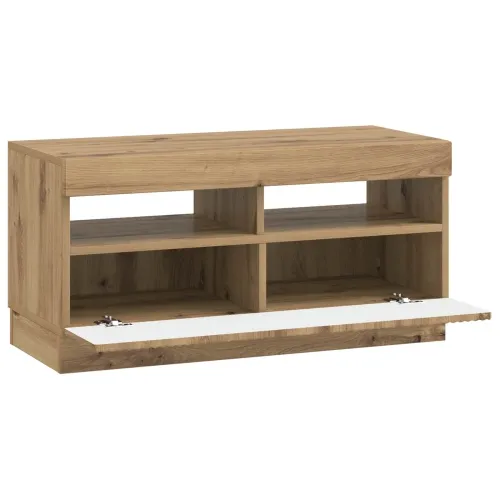 LED TV kabinet Hrast artisan Konstruirano drvo - Hrast artisan Cijena