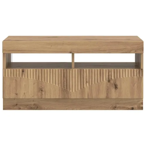 LED TV kabinet Hrast artisan Konstruirano drvo - Hrast artisan Cijena