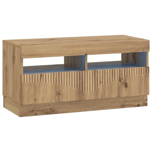 LED TV kabinet Hrast artisan Konstruirano drvo - Hrast artisan Cijena