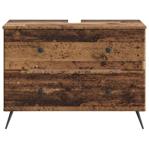 Kupaonski ormarić za sudoper BREDA Staro drvo 82 x 41 x 59 cm - Staro drvo Cijena