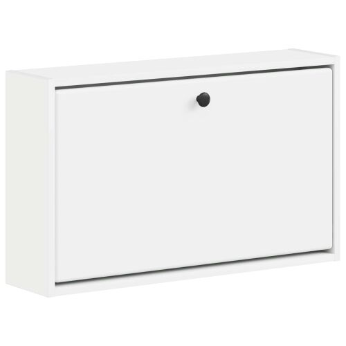 Ormar za cipele na zidu BREDA 71 x 17 x 43 cm Konstruirano drvo - Bijela Cijena
