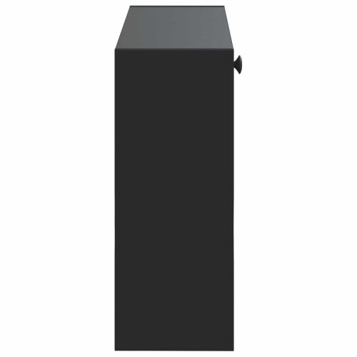 Ormar za cipele na zidu BREDA 71 x 17 x 43 cm Konstruirano drvo - Crna Cijena