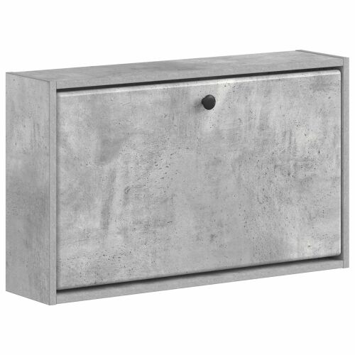 Ormar za cipele na zidu BREDA 71 x 17 x 43 cm Konstruirano drvo - Betonska siva Cijena