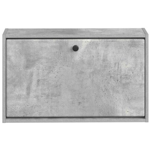 Ormar za cipele na zidu BREDA 71 x 17 x 43 cm Konstruirano drvo - Betonska siva Cijena
