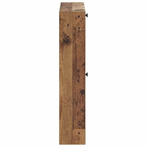 Ormar za cipele na zidu BREDA 71 x 17 x 86 cm Konstruirano drvo - Staro drvo Cijena