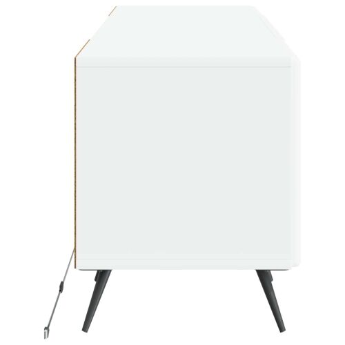 LED TV kabinet Bijela Konstruirano drvo - Bijela Cijena