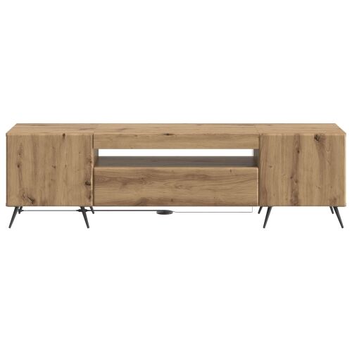 LED TV kabinet Hrast artisan Konstruirano drvo - Hrast artisan Cijena