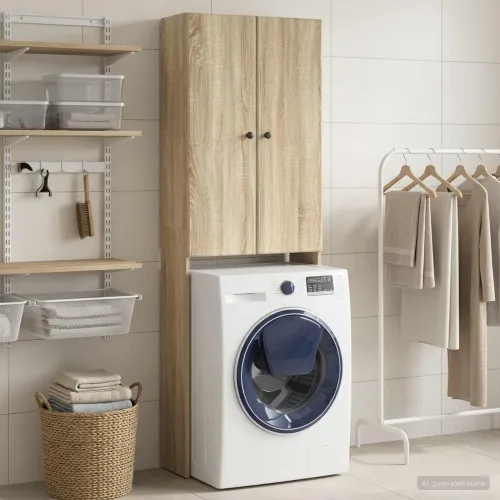 Kabinetska WC BREDA Hrast sonoma 66 x 25,5 x 190 cm - Hrast sonoma Cijena