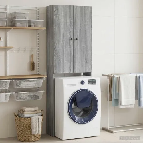 Kabinetska WC BREDA Siva Sonoma 66 x 25,5 x 190 cm - Siva Sonoma Cijena