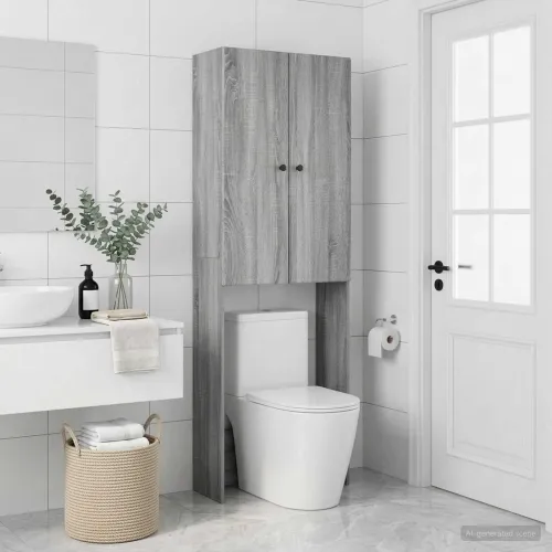 Kabinetska WC BREDA Siva Sonoma 66 x 25,5 x 190 cm - Siva Sonoma Cijena
