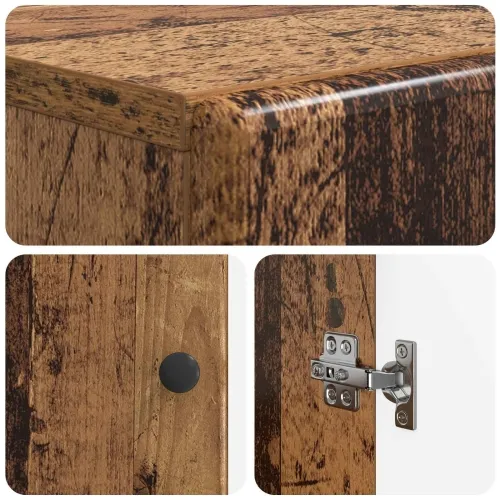 Kabinetska WC BREDA Staro drvo 66 x 25,5 x 190 cm - Staro drvo Cijena