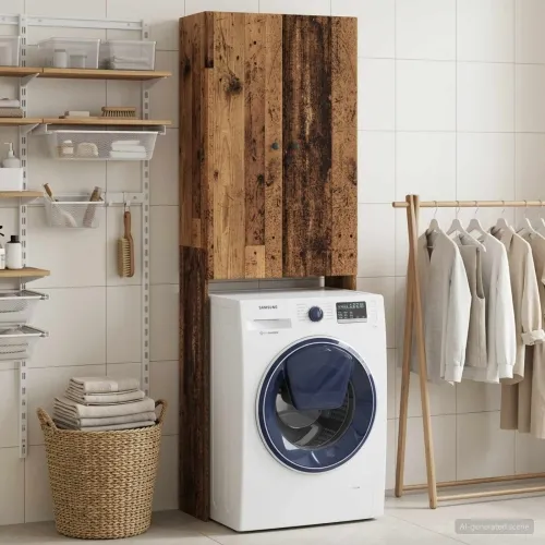 Kabinetska WC BREDA Staro drvo 66 x 25,5 x 190 cm - Staro drvo Cijena